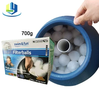 Постачальник Fiber Ball для басейну, фільтруючий матеріал 700 г, кольорова упаковка