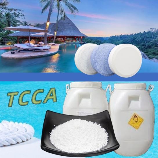 Хлор 90% 200 г трихлорізоціанурової кислоти TCCA дезінфікуючий відбілювач
